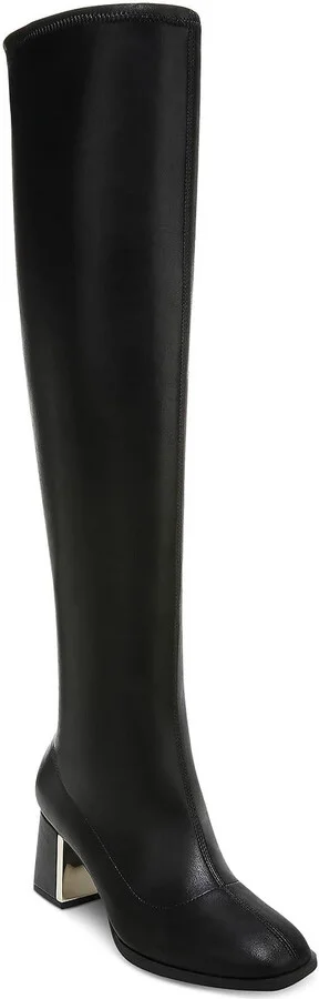 Nanda Womens Solid Square Toe Over-The-Knee Boots