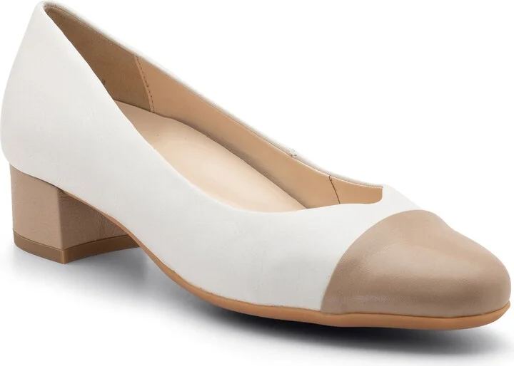 Nanette Block Heel Pump