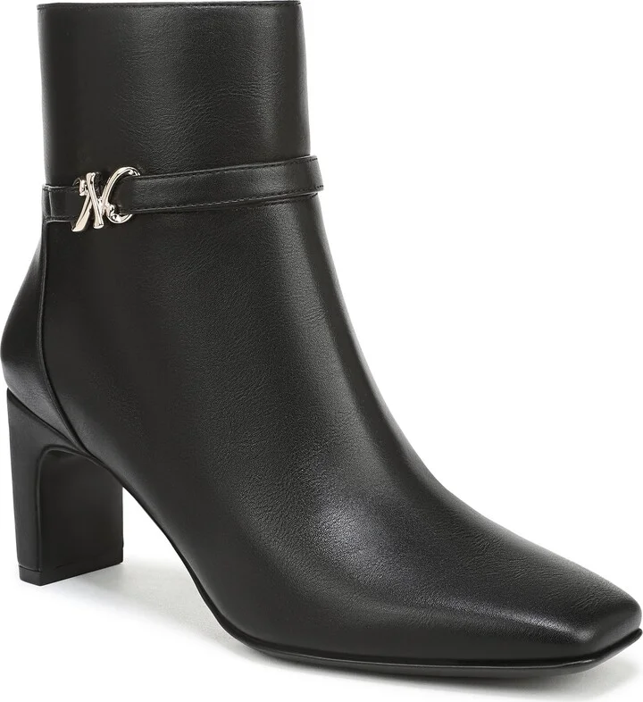 BLACK FAUX LEATHER