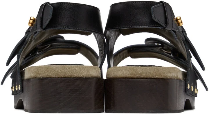 Nanushka Black Mahalia Sandals - Image 2
