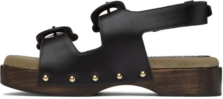 Nanushka Black Mahalia Sandals - Image 3
