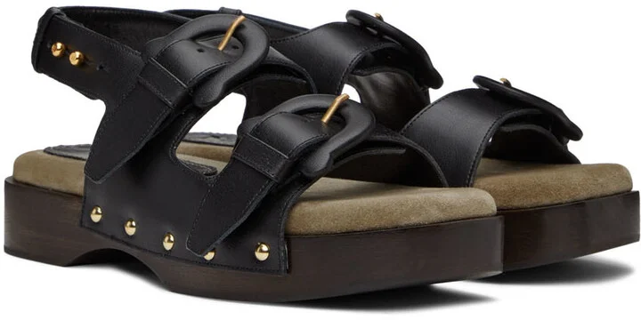 Nanushka Black Mahalia Sandals - Image 4