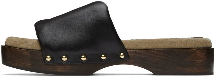 Nanushka Black Stefflon Sandals - Image 3