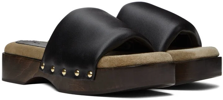 Nanushka Black Stefflon Sandals - Image 4