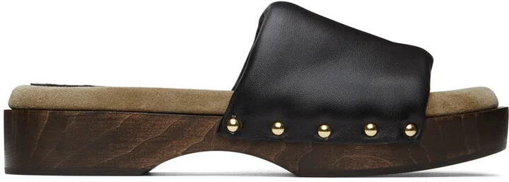 Nanushka Black Stefflon Sandals