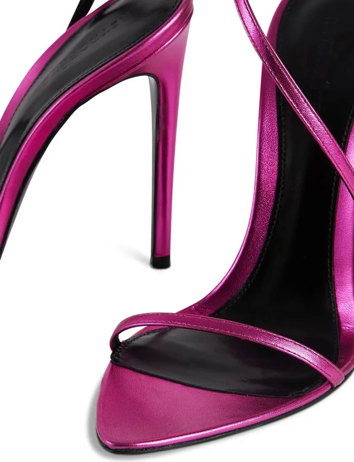 Naomi 110mm leather sandals - Image 4