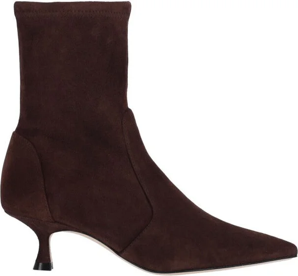 Naomi 50" Ankle Boots - Black