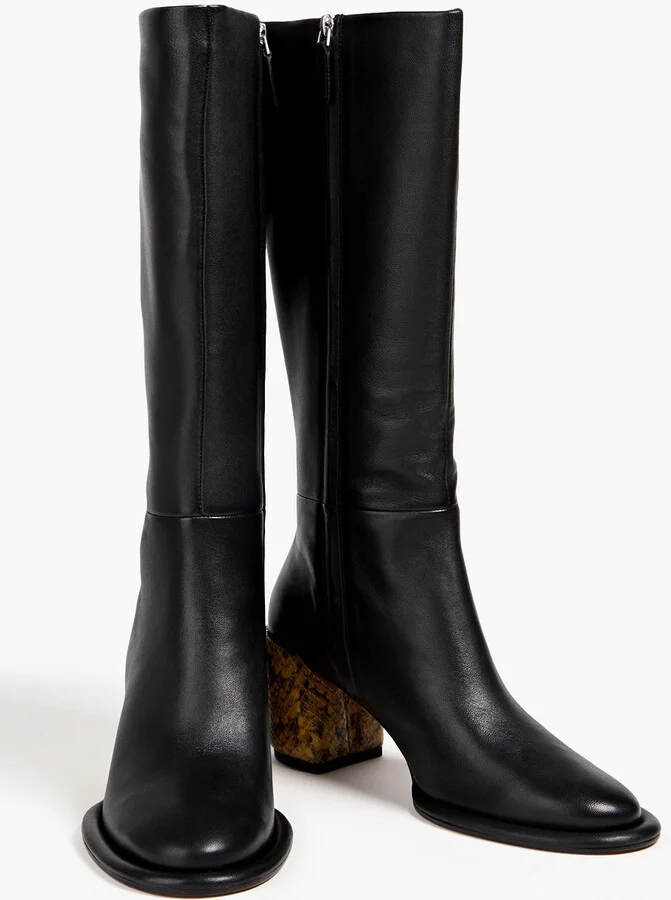 Naomi 70 leather knee boots - Image 2