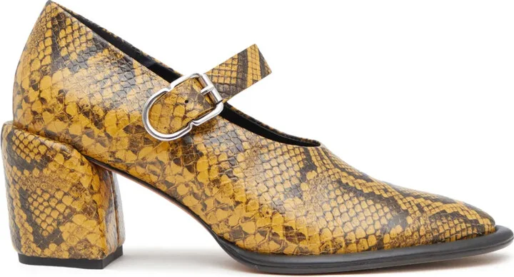 Naomi 70mm leather pumps