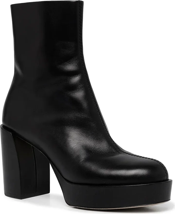 Naomi platform leather boots - Image 2
