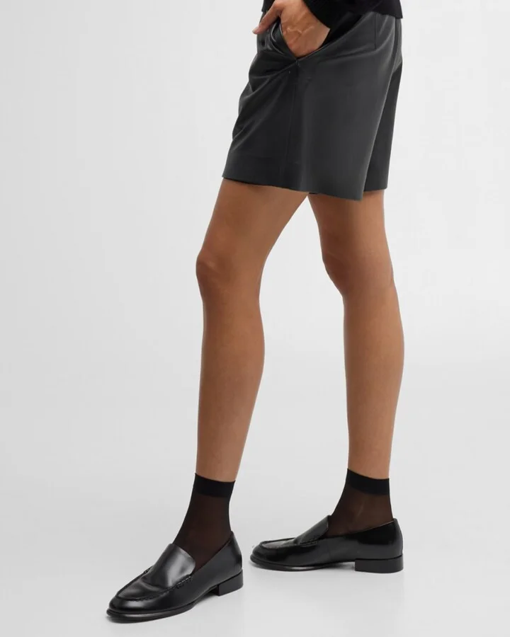 Naomi Sleek Leather Loafers - Image 3