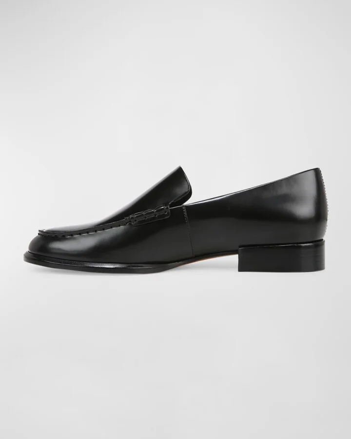 Naomi Sleek Leather Loafers - Image 4