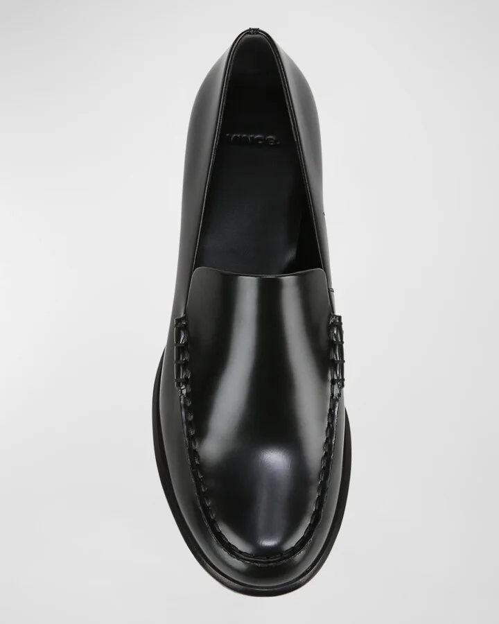 Naomi Sleek Leather Loafers - Image 5