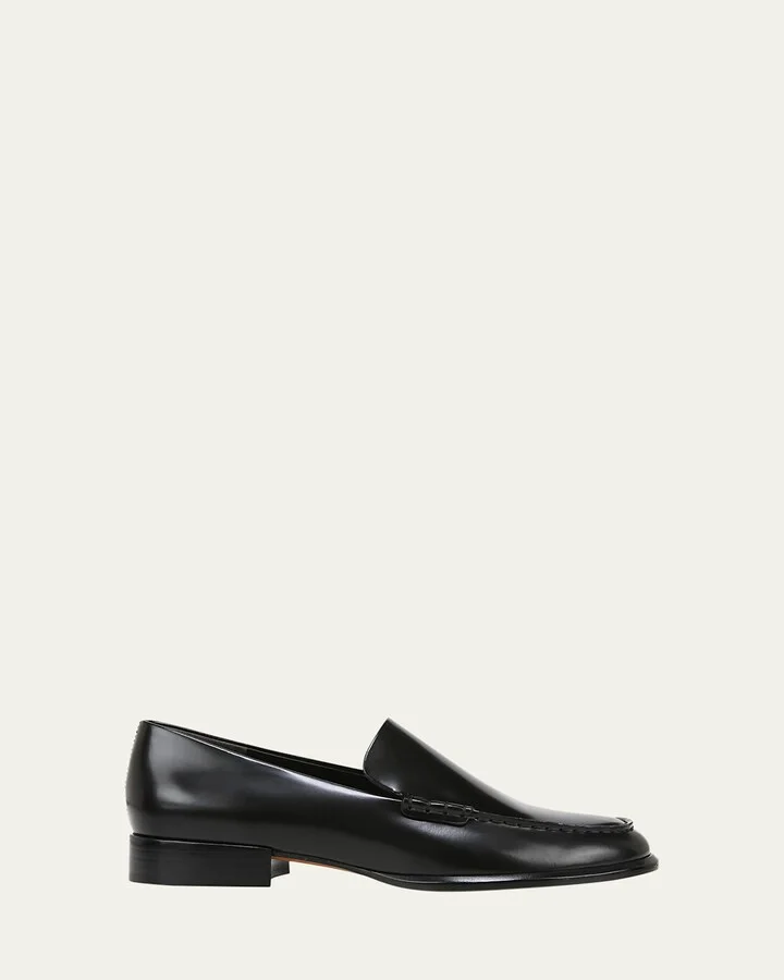 Naomi Sleek Leather Loafers