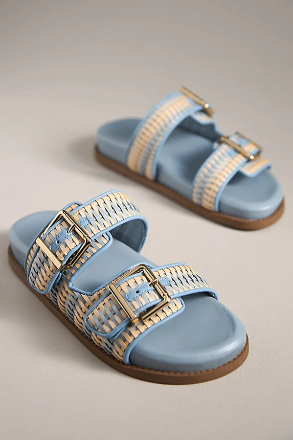 Naomi Sporty Buckle Slide Sandals