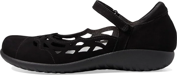 Naot Agathis Women's Shoes Black Velvet Nubuck : EU 43 (US Women's 12) M, Suede - Image 7