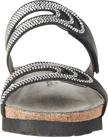 Naot Ainsley Women's Shoes Black Velvet Nubuck/Silver Rivets : EU 35 (US Women's 4) M, Leather - Image 6
