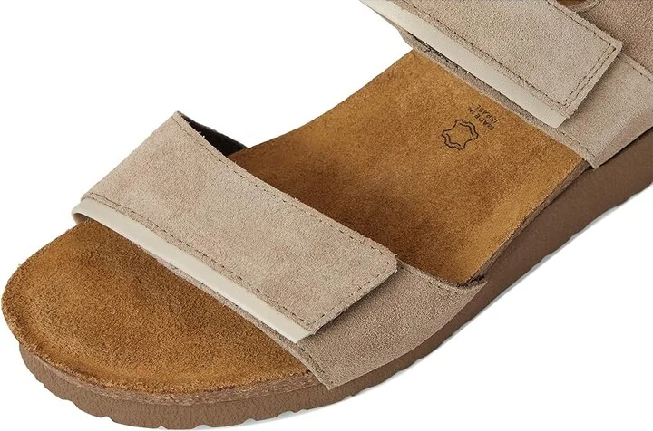 Naot Aisha - Wide Women's Shoes Almond Suede/Ivory Leather : EU 39 (US Women's 8) M - Image 7
