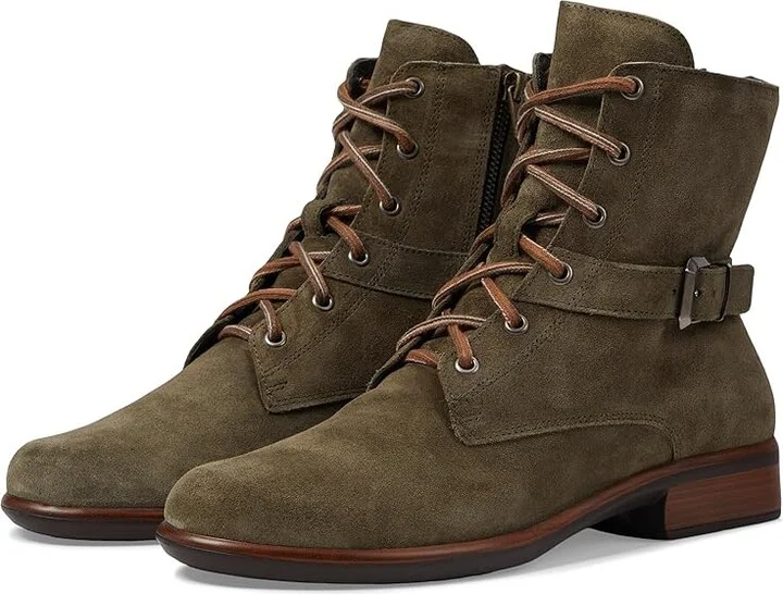 Naot Alize Women's Shoes Oily Olive Suede : EU 37 (US Women's 6) M