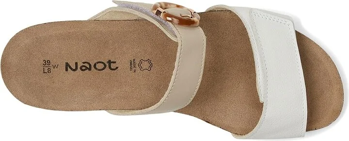 Naot Anabel Women's Shoes Soft White Leather/Soft Ivory Leather : EU 35 (US Women's 4) M - Image 2