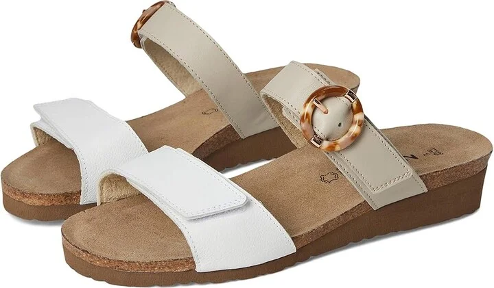 Naot Anabel Women's Shoes Soft White Leather/Soft Ivory Leather : EU 35 (US Women's 4) M