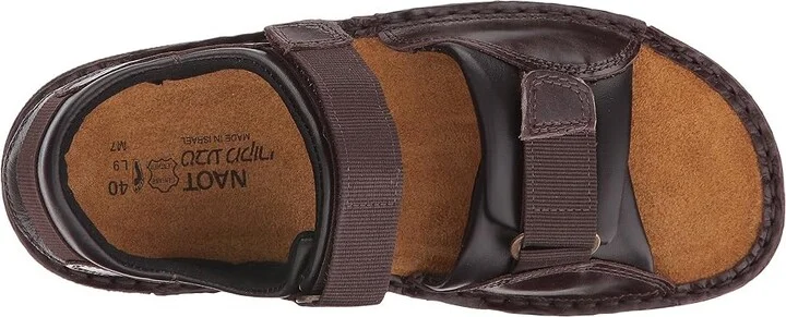 Naot Andes Men's Sandals Walnut Leather : EU 40 (US Men's 7) M - Image 3