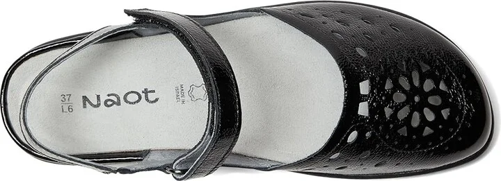Naot Arataki Women's Shoes Black Crinkle Patent Leather : EU 42 (US Women's 11) M, Leather/Suede - Image 2