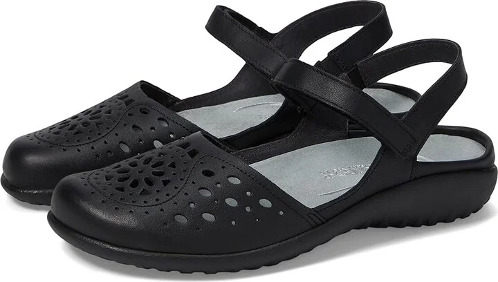 Naot Arataki Women's Shoes Black Raven Leather : EU 35 (US Women's 4) M, Leather/Suede