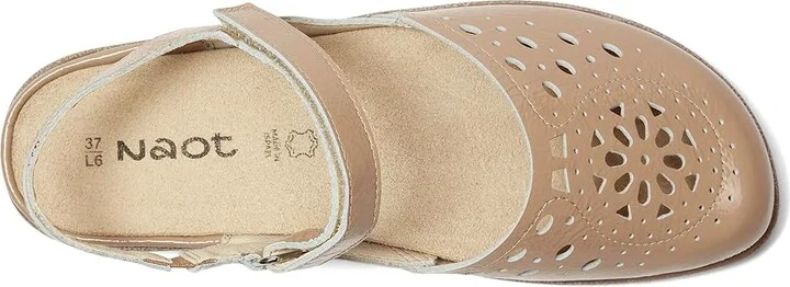 Naot Arataki Women's Shoes Camel Crinkle Patent Leather : EU 38 (US Women's 7) M, Leather/Suede - Image 2