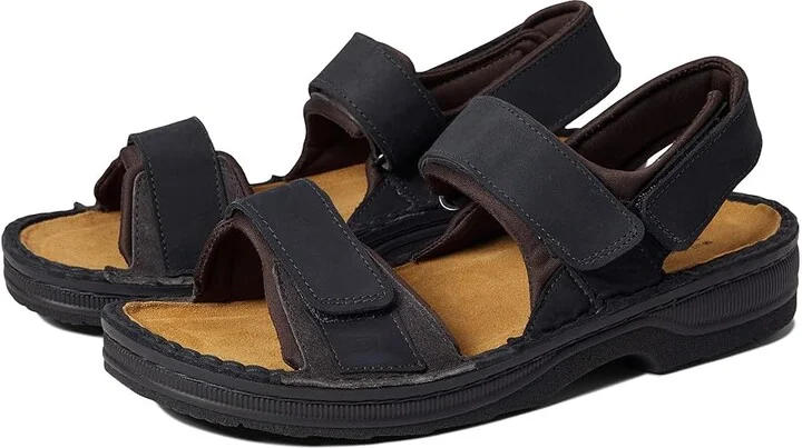 Naot Arthur Men's Shoes Black Nubuck/Oily Midnight Suede : EU 41 (US Men's 8) M