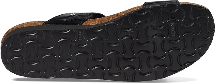 Naot Ashley Women's Sandals Black Madras Leather : EU 35 (US Women's 4) M - Image 4