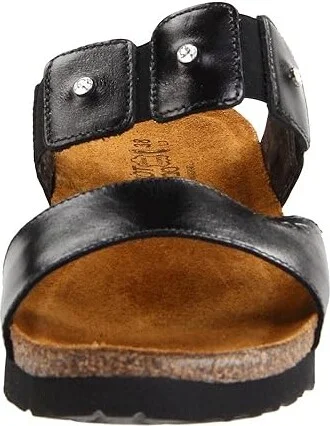 Naot Ashley Women's Sandals Black Madras Leather : EU 35 (US Women's 4) M - Image 6