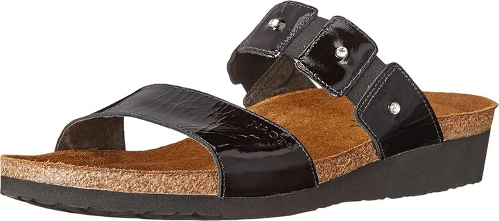 Naot Ashley Women's Sandals Black Patent Leather : EU 36 (US Women's 5) M - Image 2