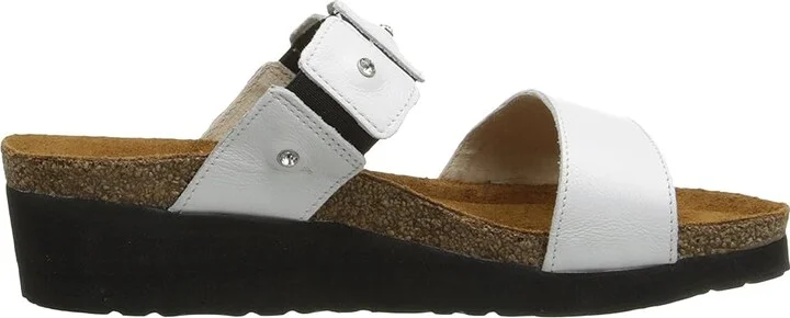 Naot Ashley Women's Sandals White Leather : EU 35 (US Women's 4) M - Image 8