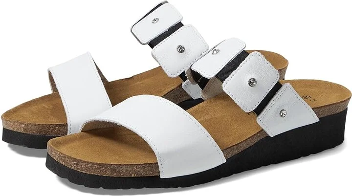 Naot Ashley Women's Sandals White Leather : EU 35 (US Women's 4) M