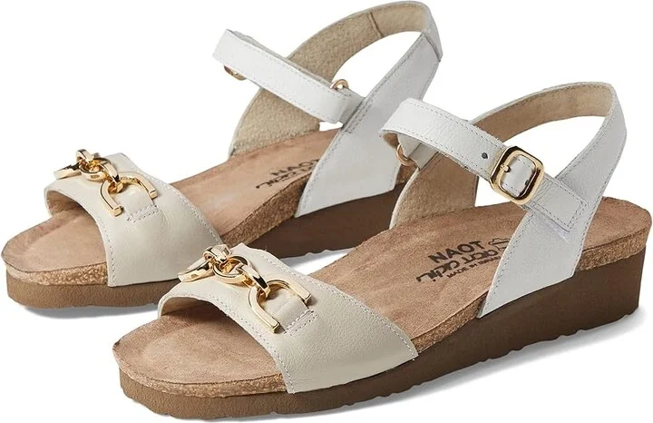 Naot Aubrey Women's Shoes Soft Ivory Leather/Soft White Leather : EU 42 (US Women's 11) M