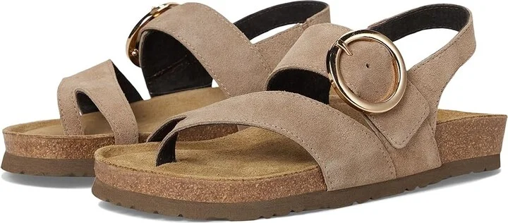 Naot Baltimore Women's Sandals Almond Suede : EU 38 (US Women's 7) M