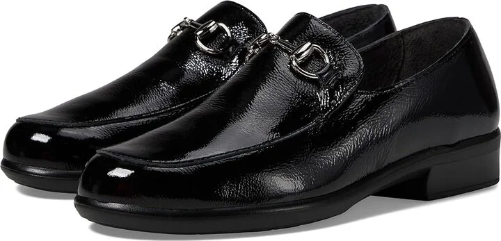 Naot Bentu Women's Shoes Black Crinkle Patent Leather : EU 42 (US Women's 11) M