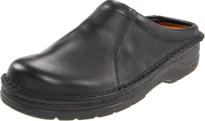 Naot Bjorn Men's Slip on Shoes Black Matte Leather : EU 40 (US Men's 7) M, Leather/Nubuck - Image 2