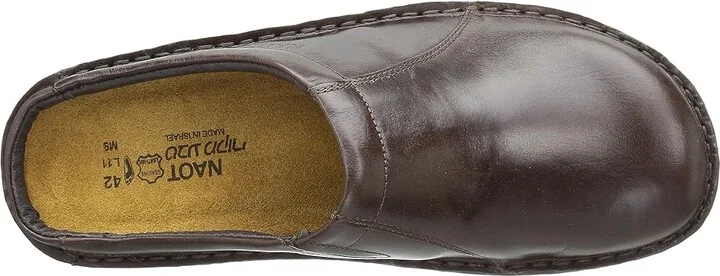 Naot Bjorn Men's Slip on Shoes Walnut Leather : EU 40 (US Men's 7) M, Leather/Nubuck - Image 3
