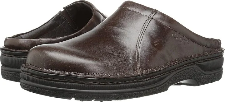 Naot Bjorn Men's Slip on Shoes Walnut Leather : EU 40 (US Men's 7) M, Leather/Nubuck