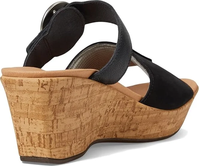 Naot Breezy Women's Shoes Black Velvet Nubuck/Soft Black Leather : EU 36 (US Women's 5) M - Image 4