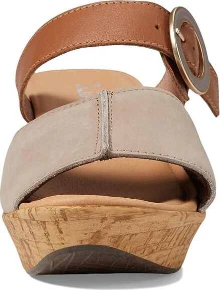 Naot Breezy Women's Shoes Stone Nubuck/Caramel Leather : EU 37 (US Women's 6) M - Image 2