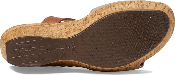 Naot Breezy Women's Shoes Stone Nubuck/Caramel Leather : EU 37 (US Women's 6) M - Image 3