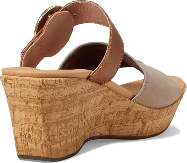 Naot Breezy Women's Shoes Stone Nubuck/Caramel Leather : EU 37 (US Women's 6) M - Image 4