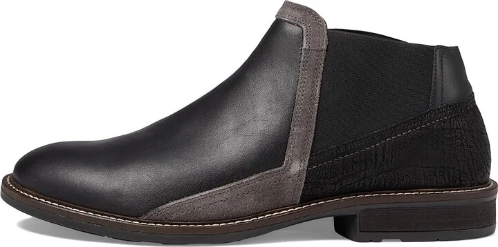 Naot Business Men's Shoes Black Raven Leather/Black Crackle Leather/Gray Suede : EU 41 (US Men's 8) M, Leather/Suede - Image 7
