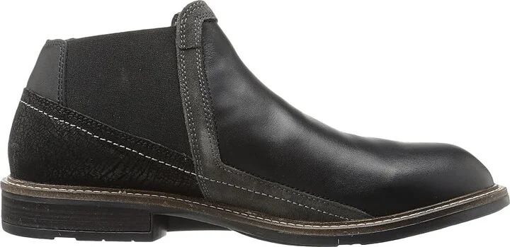 Naot Business Men's Shoes Black Raven Leather/Black Crackle Leather/Gray Suede : EU 41 (US Men's 8) M, Leather/Suede - Image 8