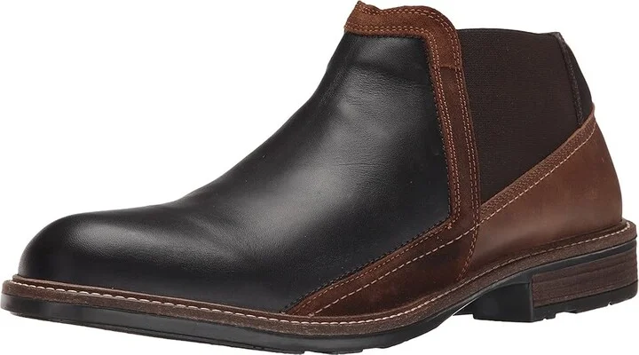 Naot Business Men's Shoes French Roast Leather/Saddle Brown Leather/Seal Brown Suede : EU 41 (US Men's 8) M, Leather/Suede - Image 2