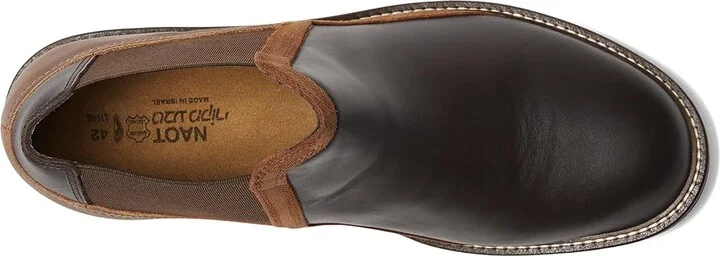 Naot Business Men's Shoes French Roast Leather/Saddle Brown Leather/Seal Brown Suede : EU 41 (US Men's 8) M, Leather/Suede - Image 3