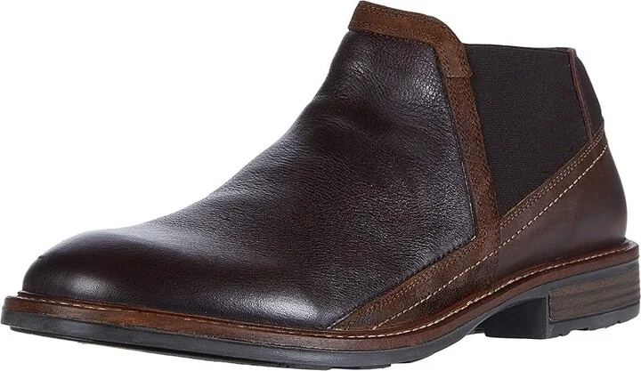 Naot Business Men's Shoes Soft Brown Leather/Toffee Brown Leather/Seal Brown Suede : EU 40 (US Men's 7) M, Leather/Suede - Image 2